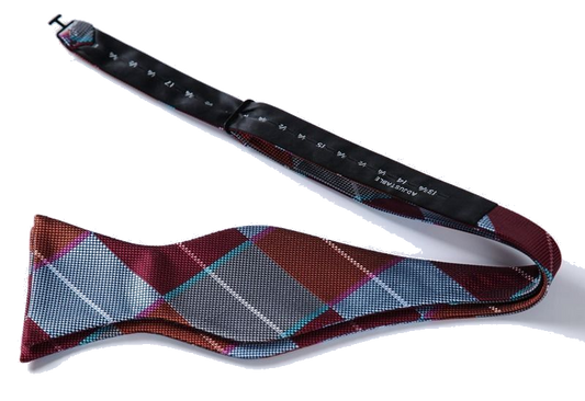 Bowtie - Maroon Pinstripe